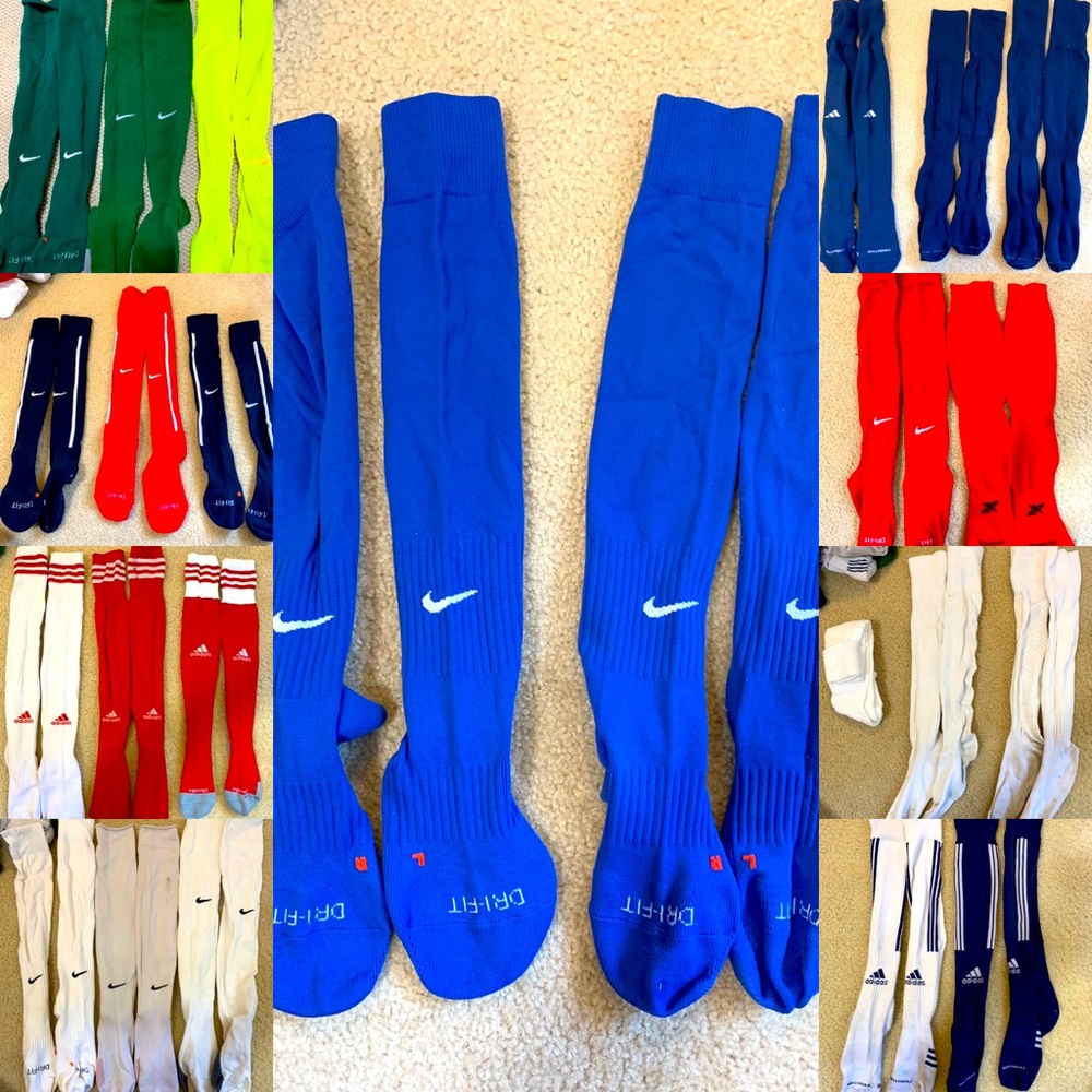 New and used soccer socks (unisex)